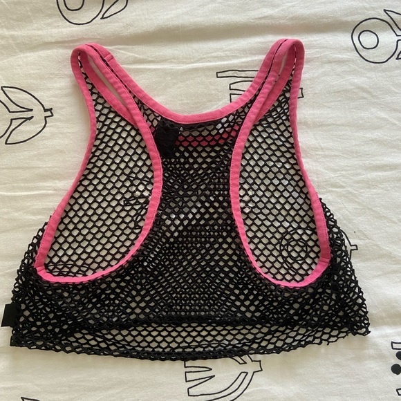 Fenty Puma// Rihanna fishnet top - Picture 2 of 2